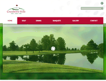 Tablet Screenshot of cranberryhillsgc.com